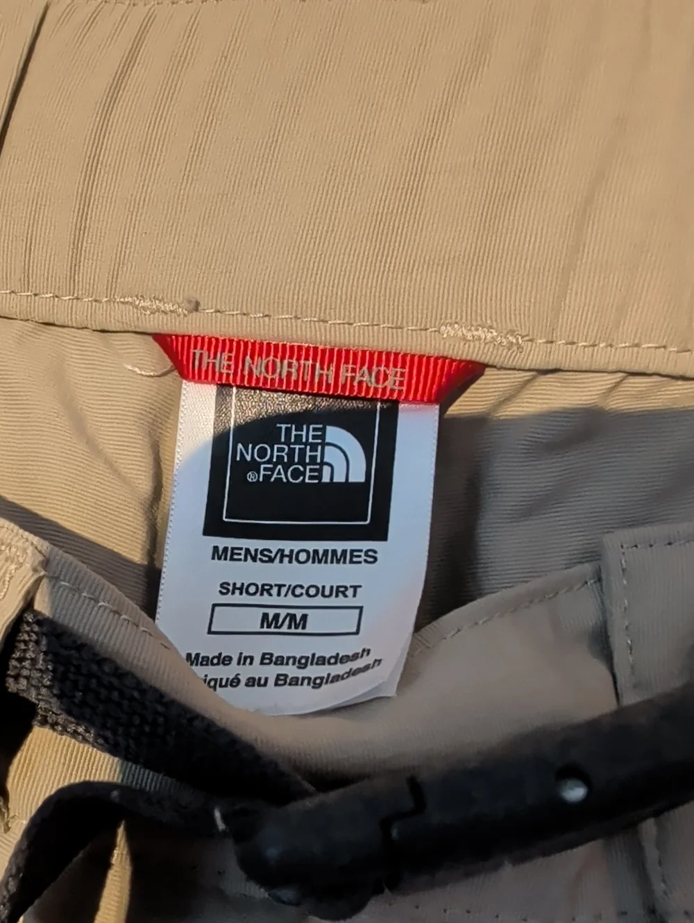 The North Face Men's Convertible Cargo Pants Shorts Khaki Medium Short Hiking